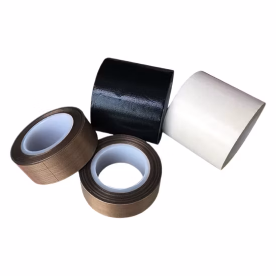 Fita de fibra de vidro PTFE usada com tecido de alta temperatura